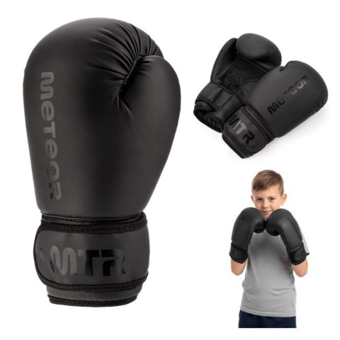 Rękawice bokserskie Meteor 6 oz treningowe, rzep, PU Meteor