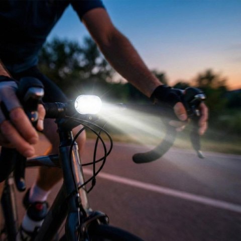 ZESTAW LAMP ROWEROWYCH LED PRZÓD I TYŁ 3LED XQMAX