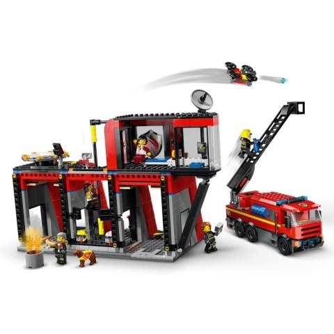 LEGO City 60414 Remiza strażacka z wozem strażackim Lego