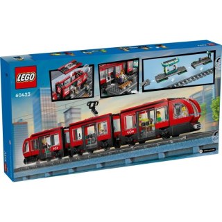 LEGO City 60423 Tramwaj miejski ze stacją Lego