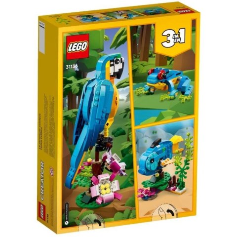 LEGO Creator 31136 Egzotyczna papuga Lego