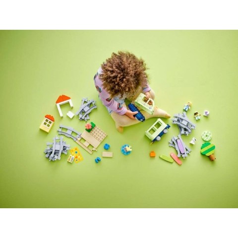 LEGO DUPLO TOWN 10427 Most i Tory Kolejowe - Zestaw Rozszerzający Lego