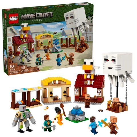 LEGO Minecraft 21273 Atak balonowego Ghasta na wioskę Lego