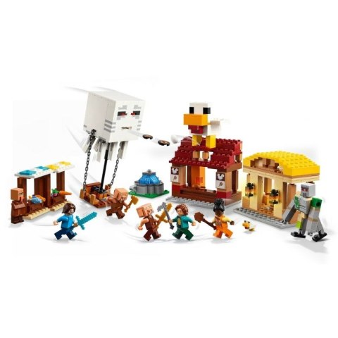 LEGO Minecraft 21273 Atak balonowego Ghasta na wioskę Lego