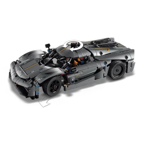 LEGO Technic 42173 Szary hipersamochód Koenigsegg Jesko Absolut Lego