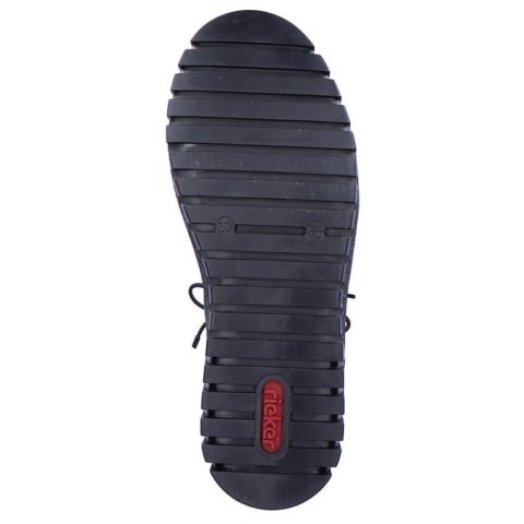 Botki ocieplane Rieker W R279B czarne Rieker