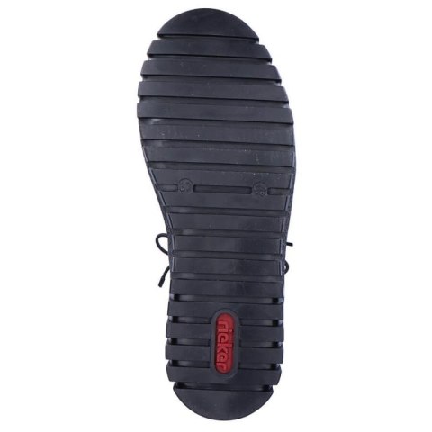 Botki ocieplane Rieker W R279B czarne Rieker