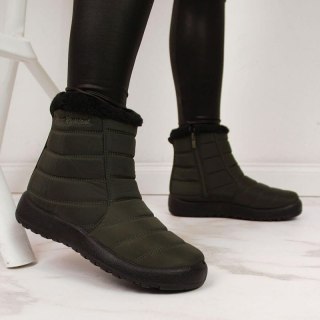 Śniegowce wodoodporne na zamek NEWS W EVE181D khaki Inny