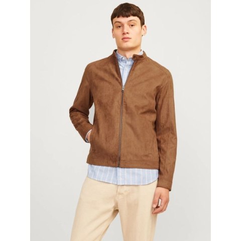Jack&Jones kurtka z syntetycznego zamszu JJEDYLAN CLEAN JACKET NOOS 12261197 COGNAC Jack&Jones