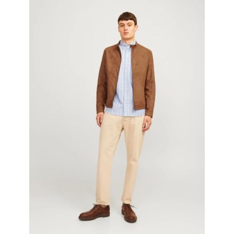 Jack&Jones kurtka z syntetycznego zamszu JJEDYLAN CLEAN JACKET NOOS 12261197 COGNAC Jack&Jones