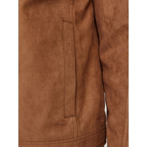 Jack&Jones kurtka z syntetycznego zamszu JJEDYLAN CLEAN JACKET NOOS 12261197 COGNAC Jack&Jones