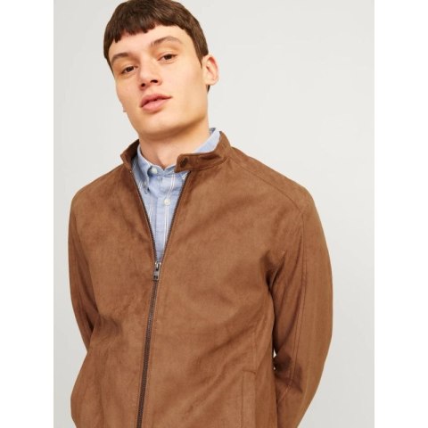 Jack&Jones kurtka z syntetycznego zamszu JJEDYLAN CLEAN JACKET NOOS 12261197 COGNAC Jack&Jones