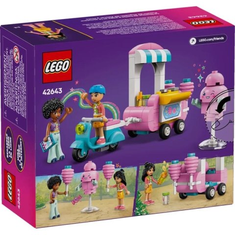 LEGO FRIENDS 42643 Stoisko z watą cukrową i skuter Lego