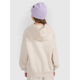 Bluza dresowa nierozpinana z kapturem dziewczęca 4F 4FJRAW25TSWSF2294-11S 4f