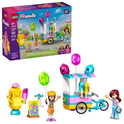 LEGO Friends 42692 Stoisko z lodami i balonami Lego
