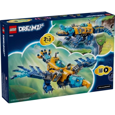 LEGO DREAMZzz 71512 Krokodylowa łódź podwodna Lego