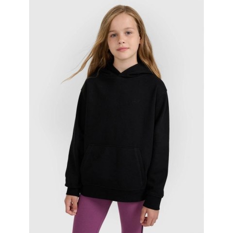 Bluza dresowa nierozpinana z kapturem dziewczęca 4F 4FJWMM00TSWSF1862-20S 4f