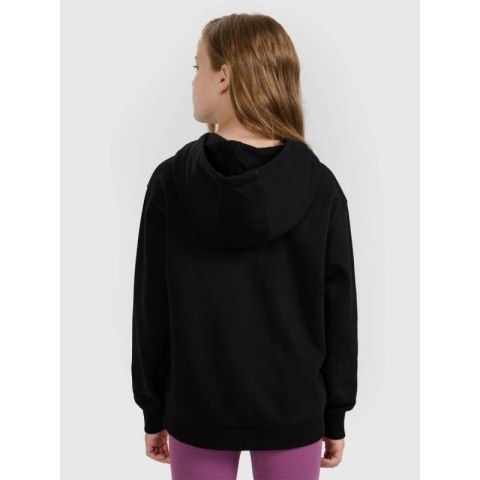 Bluza dresowa nierozpinana z kapturem dziewczęca 4F 4FJWMM00TSWSF1862-20S 4f