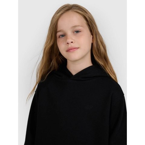 Bluza dresowa nierozpinana z kapturem dziewczęca 4F 4FJWMM00TSWSF1862-20S 4f