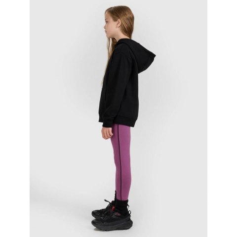 Bluza dresowa nierozpinana z kapturem dziewczęca 4F 4FJWMM00TSWSF1862-20S 4f