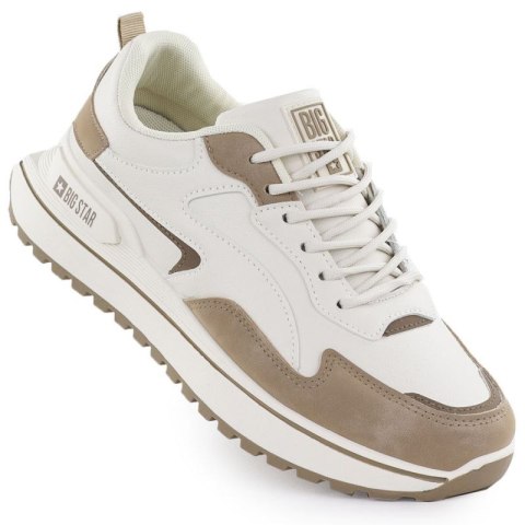 Buty sportowe na platformie beżowe Big Star RR274A216 Big Star