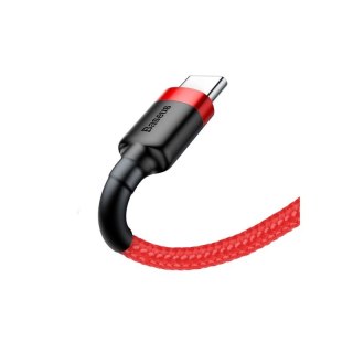 Kabel Baseus Cafule CATKLF-A09 (USB 2.0 - USB typu C ; 0,50m; kolor czerwony) Baseus