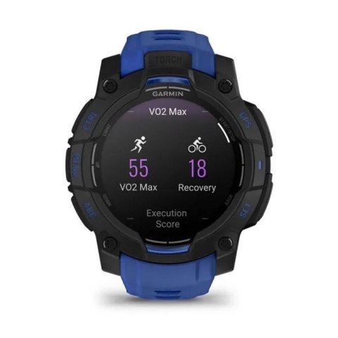 Smartwatch GARMIN Instinct 3 AMOLED 45mm Black/Bolt Blue Garmin