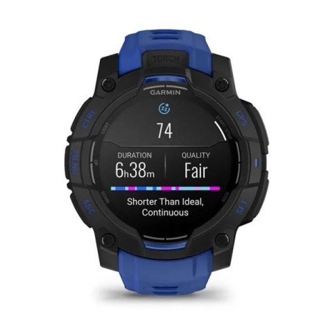 Smartwatch GARMIN Instinct 3 AMOLED 45mm Black/Bolt Blue Garmin