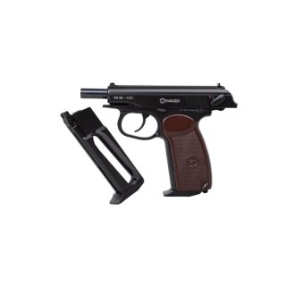 Wiatrówka pistolet RANGER PM BB KWC kal. 4,5 BBs Blow Back 15 strz. FULL METAL CO2 (AAKCMB440AZB) RANGER