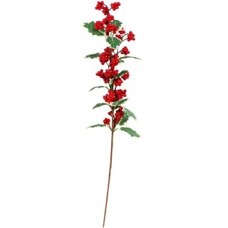 GAŁĄZKA DEKORACYJNA JARZĘBINA 58CM