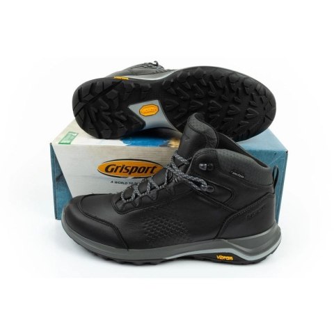 Grisport buty męskie trekkingowe Nero avon SPO-TEX skórzane czarne Grisport