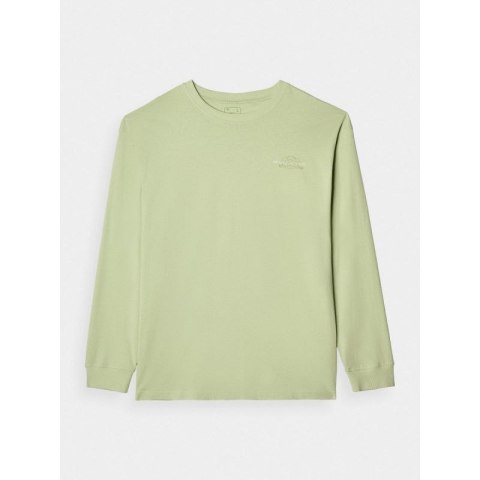 Longsleeve oversize z nadrukiem męski 4F 4FRAW24TLONM502-44S 4f