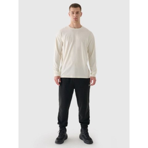 Longsleeve oversize z nadrukiem męski 4F 4FRAW24TLONM507-83S 4f