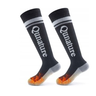 Qunature zimowe skarpety termiczne czarne 32-36