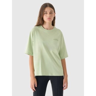 T-shirt oversize z nadrukiem damski 4F 4FRAW24TTSHF2583-43S 4f