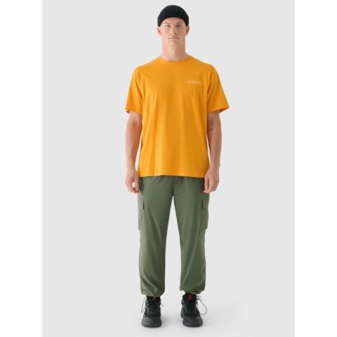 T-shirt oversize z nadrukiem męski 4F 4FRAW24TTSHM2578-70S 4f