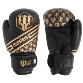 Rękawice bokserskie RPU-20 MASTERS 4 oz czarno-złote Masters