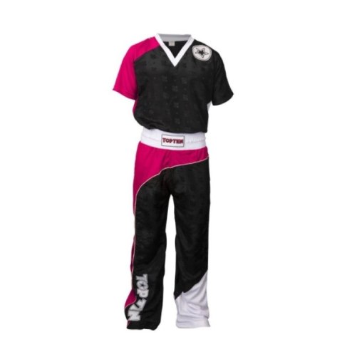 Strój do kickboxingu TOP TEN "BOW" czarno-różowy XL (190 cm) TOP TEN