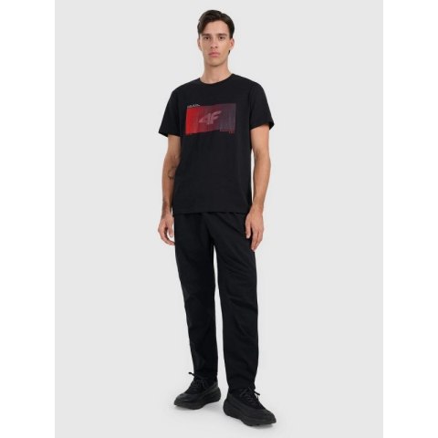 T-shirt regular z nadrukiem męski 4F 4FRAW25TTSHM3224-20S 4f