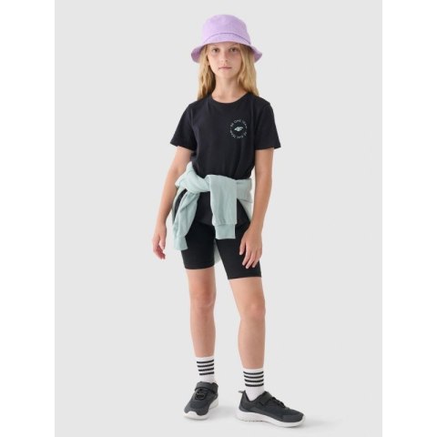 T-shirt z nadrukiem dziewczęcy 4F Junior 4FJRAW24TTSHF2276-20S 4f