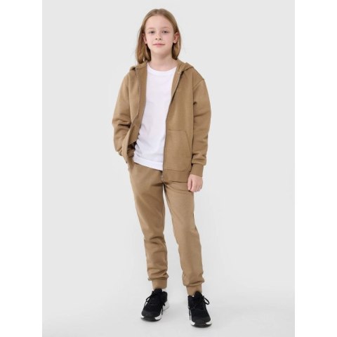 Bluza dresowa rozpinana z kapturem dziewczęca 4F Junior 4FJRAW24TSWSF1830-83S 4f