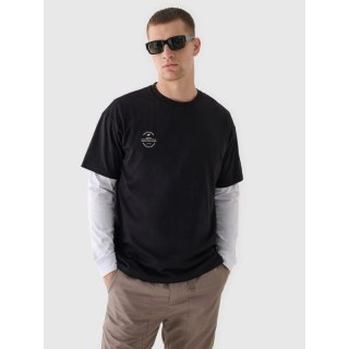 T-shirt oversize gładki uniseks 4F 4FRAW24TTSHU2672-20S 4f