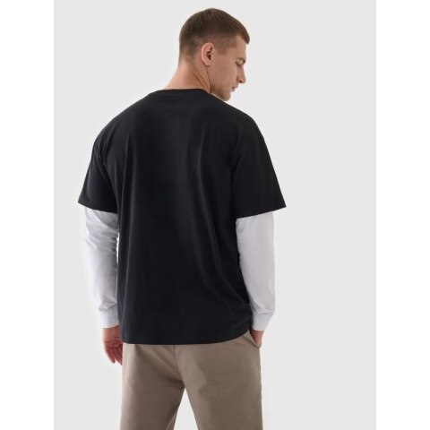 T-shirt oversize gładki uniseks 4F 4FRAW24TTSHU2672-20S 4f