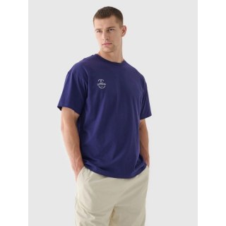 T-shirt oversize gładki uniseks 4F 4FRAW24TTSHU2672-31S 4f