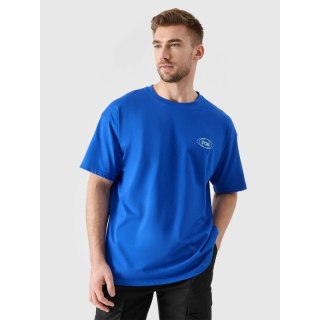 T-shirt oversize z nadrukiem męski 4F 4FRSS24TTSHM2535-36S 4f