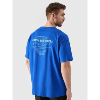 T-shirt oversize z nadrukiem męski 4F 4FRSS24TTSHM2535-36S 4f