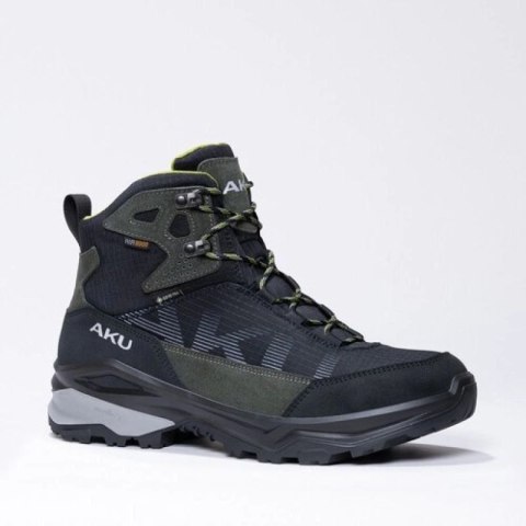 Aku buty sportowe trekkingowe męskie Adapta Gore-tex skórzane czarne Aku
