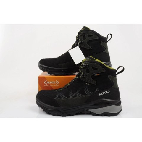 Aku buty sportowe trekkingowe męskie Adapta Gore-tex skórzane czarne Aku