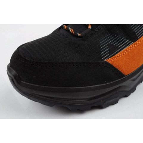 Aku buty sportowe trekkingowe męskie Adapta Gore-tex skórzane czarne pomarańczowe Aku