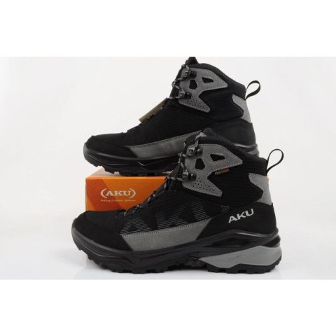 Aku buty sportowe trekkingowe męskie Adapta Gore-tex skórzane szare czarne Aku